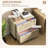 Drawer Storage - Lockable Cabinet For Papers 2 Drawers, Adjustable Hanging Bar Various Sizes Natural Elegance Vertical Filing With Lock Office Equipment Element, For Multiple Paper Shade