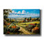 «Campagne avec fruits et légumes» par Momart, art mural sur toile, 40 po x 26 po-1077690553