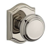 Traditional Passage Door Knob with Traditional Arch Rose