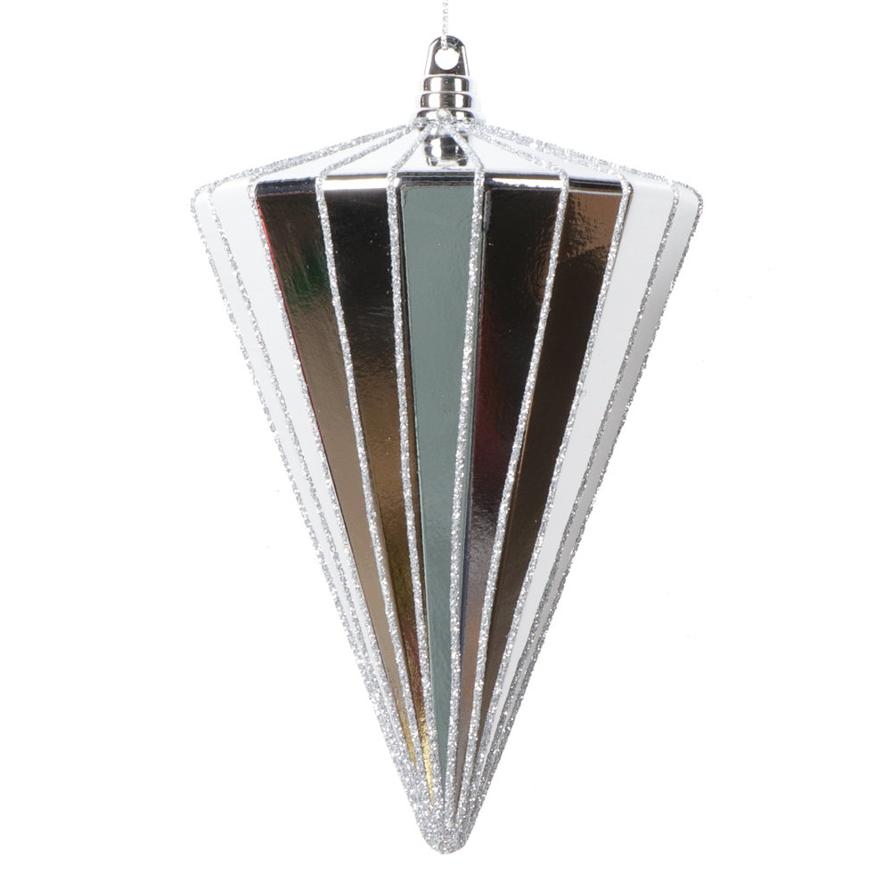 6" Shiny Cone Ornament The Holiday Aisle®