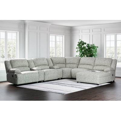 Mcclelland 7-Piece Reclining Sectional With Chaise