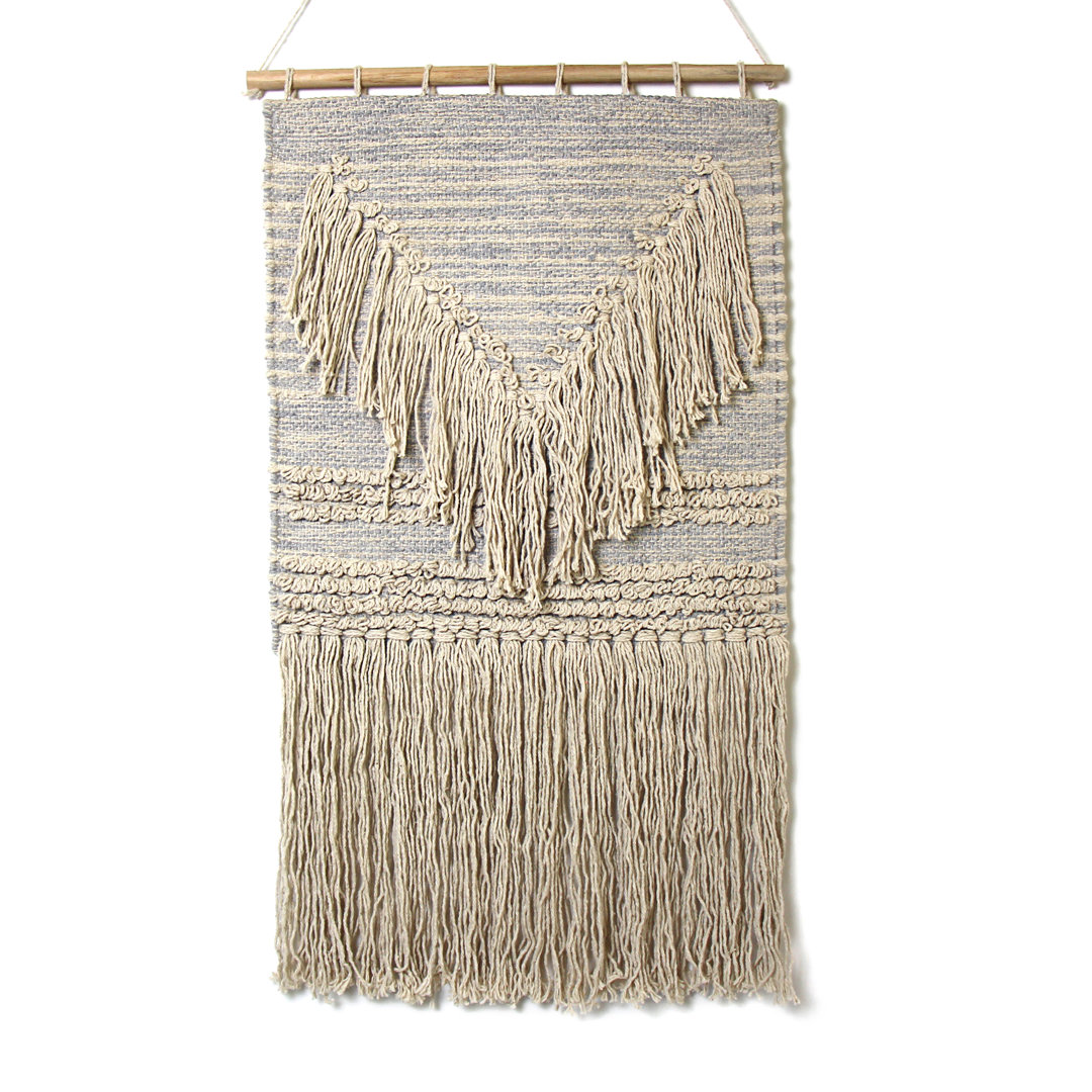 Hand Woven Cotton Wall Hanging Dakota Fields