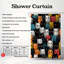 Spooky Cats - Rideau de douche Premium-1918153338