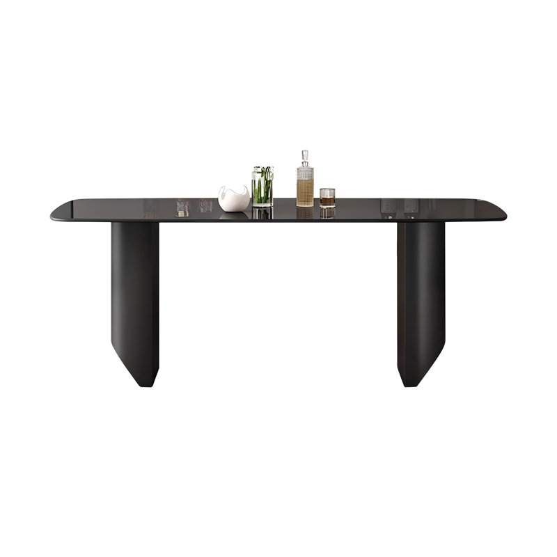 Table de salle à manger Sintered Stone, H 29,53 po x L 70,87 po x l 35,43 po