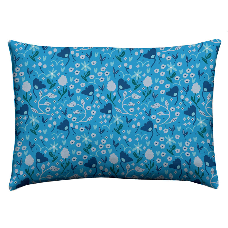 Acoff Floral Rectangular Cushion