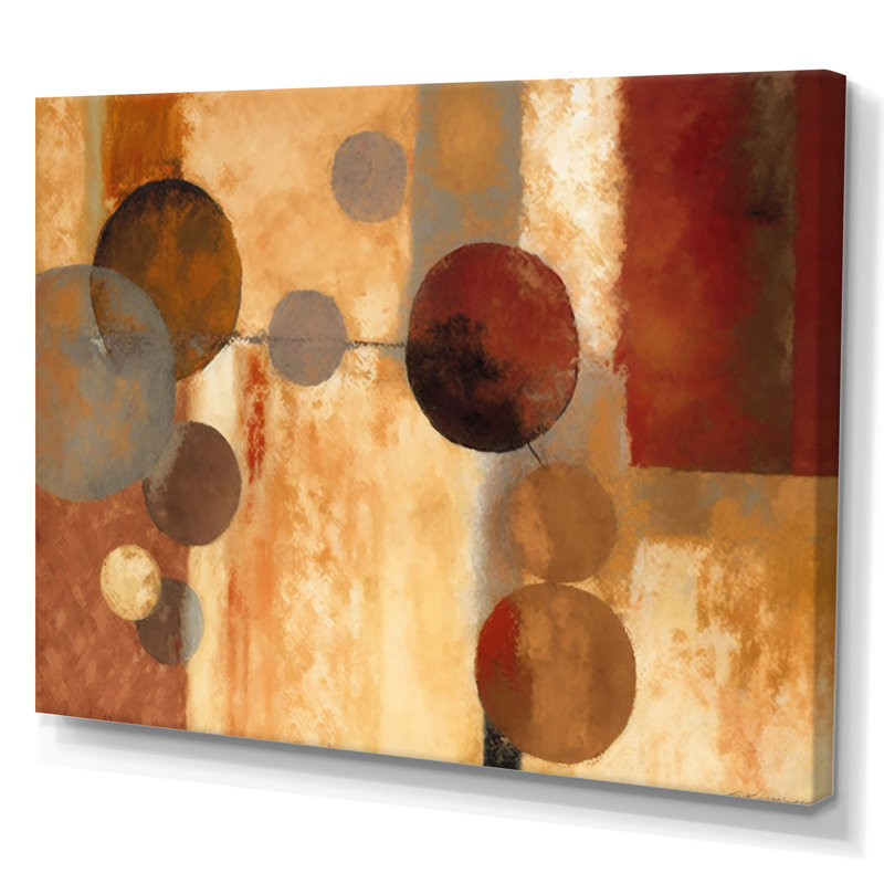 Aged Barrel Universes I 56, H 12 po x l 20 po x P 1 po, Toile tendue
