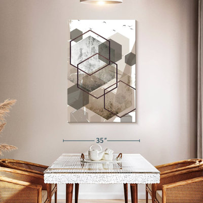 Avery Hexagons beige I