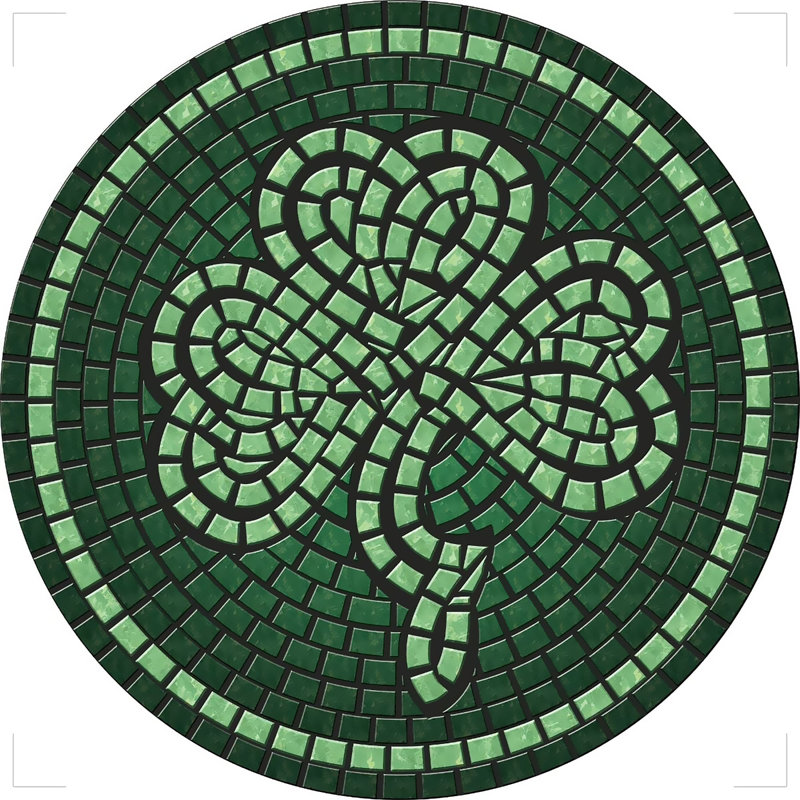 Tapis de piscine décoratif Iyathurai Shamrock