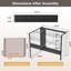Armoire à pharmacie en aluminium à miroir avec 2 tablettes Omeed-1967116805-1967116836