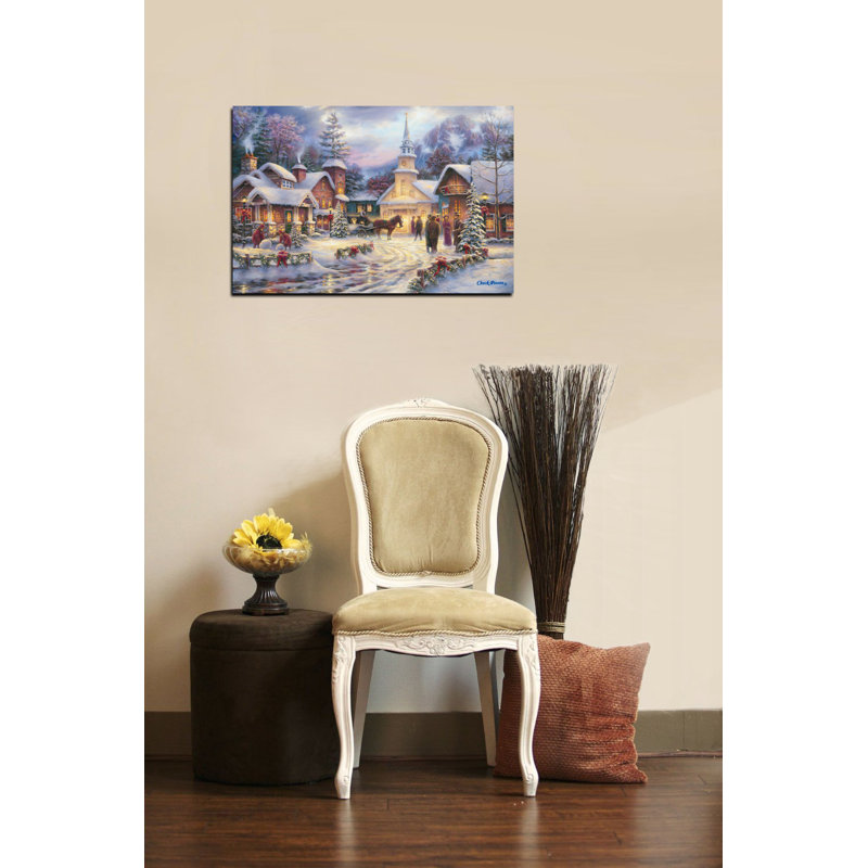«Faith Runs Deep» par Chuck Pinson, art mural sur toile, H 12 po x l 18 po
