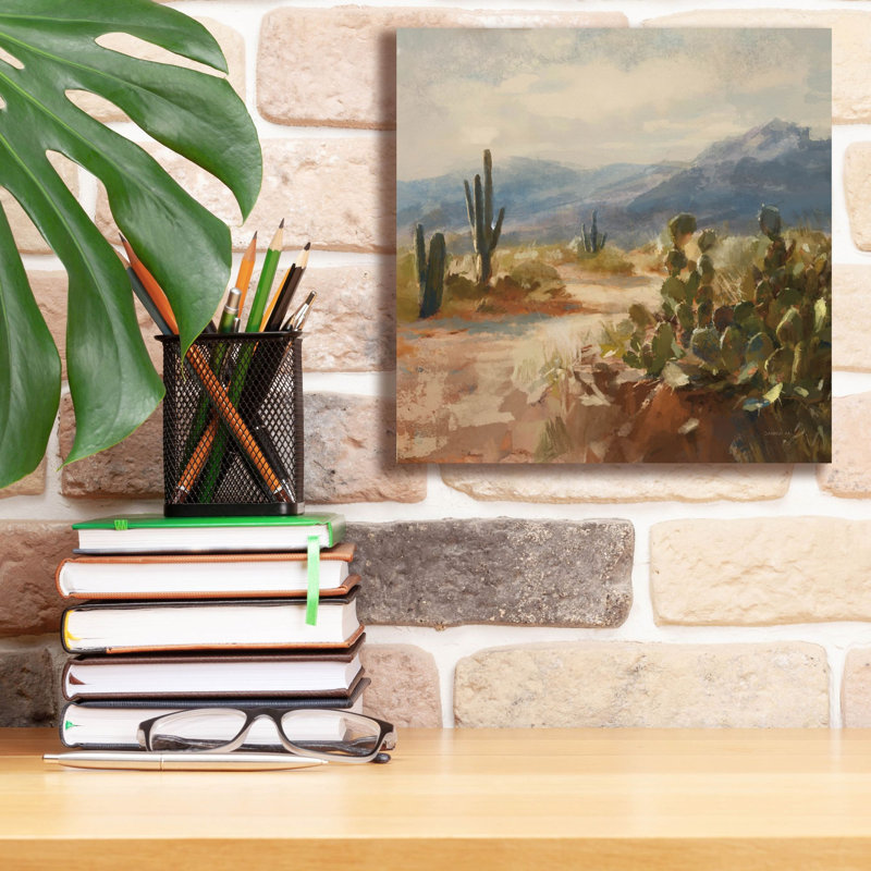 Winston Porter 'A Desert Journey' by Danhui Nai Canvas Wall Art, H 12 po x l 12 po