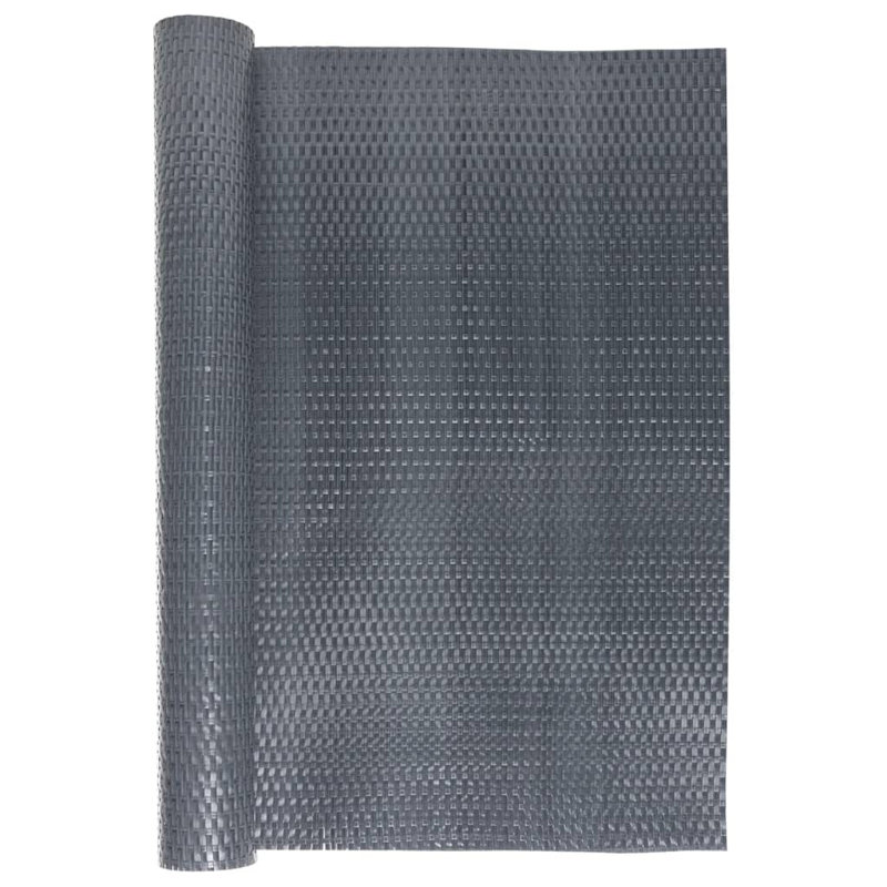 Catrenia Polyethylene Balcony Privacy Screen, Anthracite, 300cm W x 90cm D