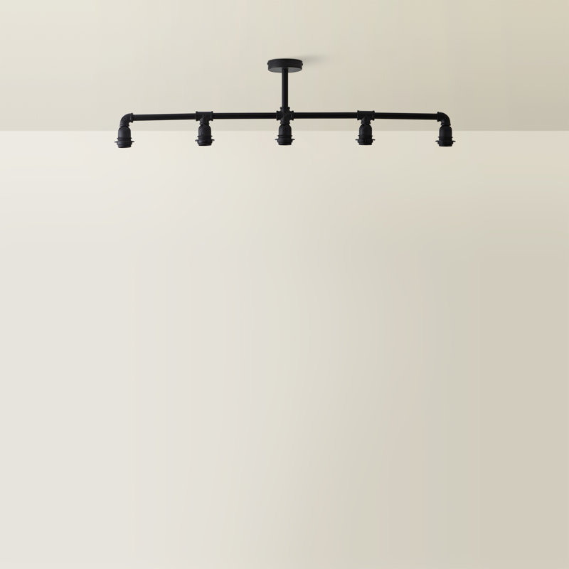 Hanley Semi Flush Mount, 40W E27 Halogen/LED (not included)