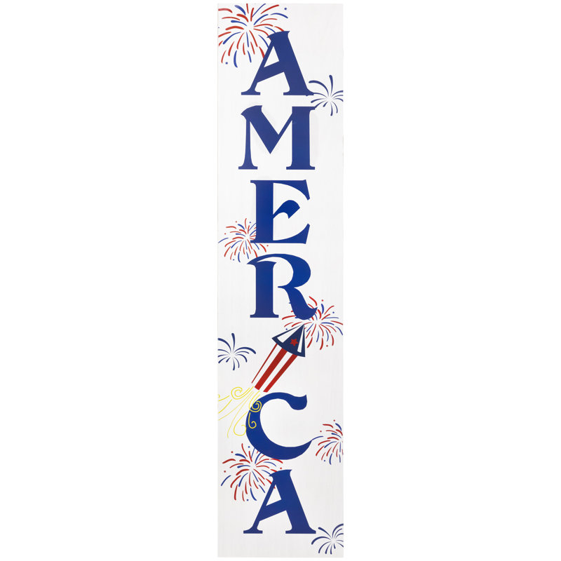 Figurine murale patriotique «America» - 36 po
