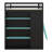 Full Size Loft Bed With Desk And Storage, All-In-One Wood Loft Bed With Wardrobe, Shelves, Blackout Curtains And RGB Lights-1564837551