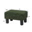 Petit repose-pied ottoman en flanelle, repose-pieds rectangulaire moderne avec pieds en plastique antidérapants, siège d'appoint rembourré pour salon, canapé, entrée-1804535543