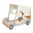 Jahleel Wood Car Bed with Pillow, Ceiling Cloth and-1937058811