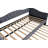 Twin Size Upholstered Daybed With Trundle And Usb Charging Design, Sturdy Wood Slat Support, Wood Bed Frame For Bedroom/Guestroom/Dorm,Plush Velvet Fabric