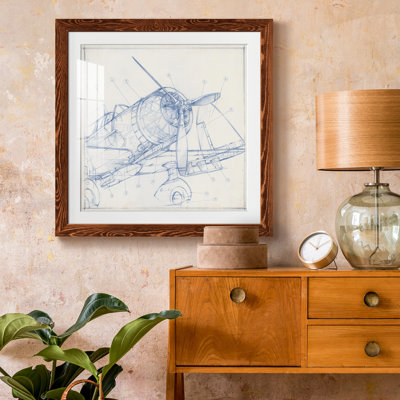 " Airplane Mechanical Sketch I "