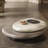 Pebble Shaped Rotating End Table Nesting Coffee Table
