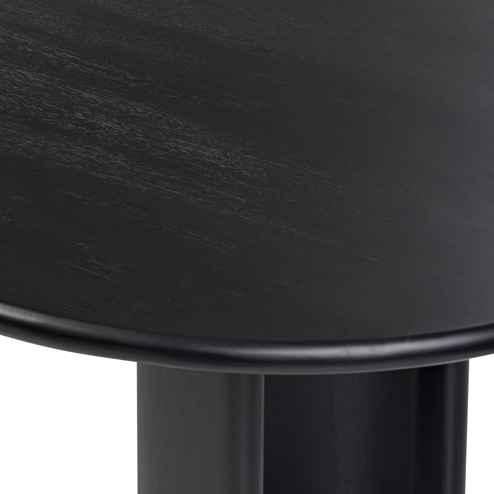 Haiden Single Coffee Table, 17" H x 35" L x 65" W, Aged Black Acacia