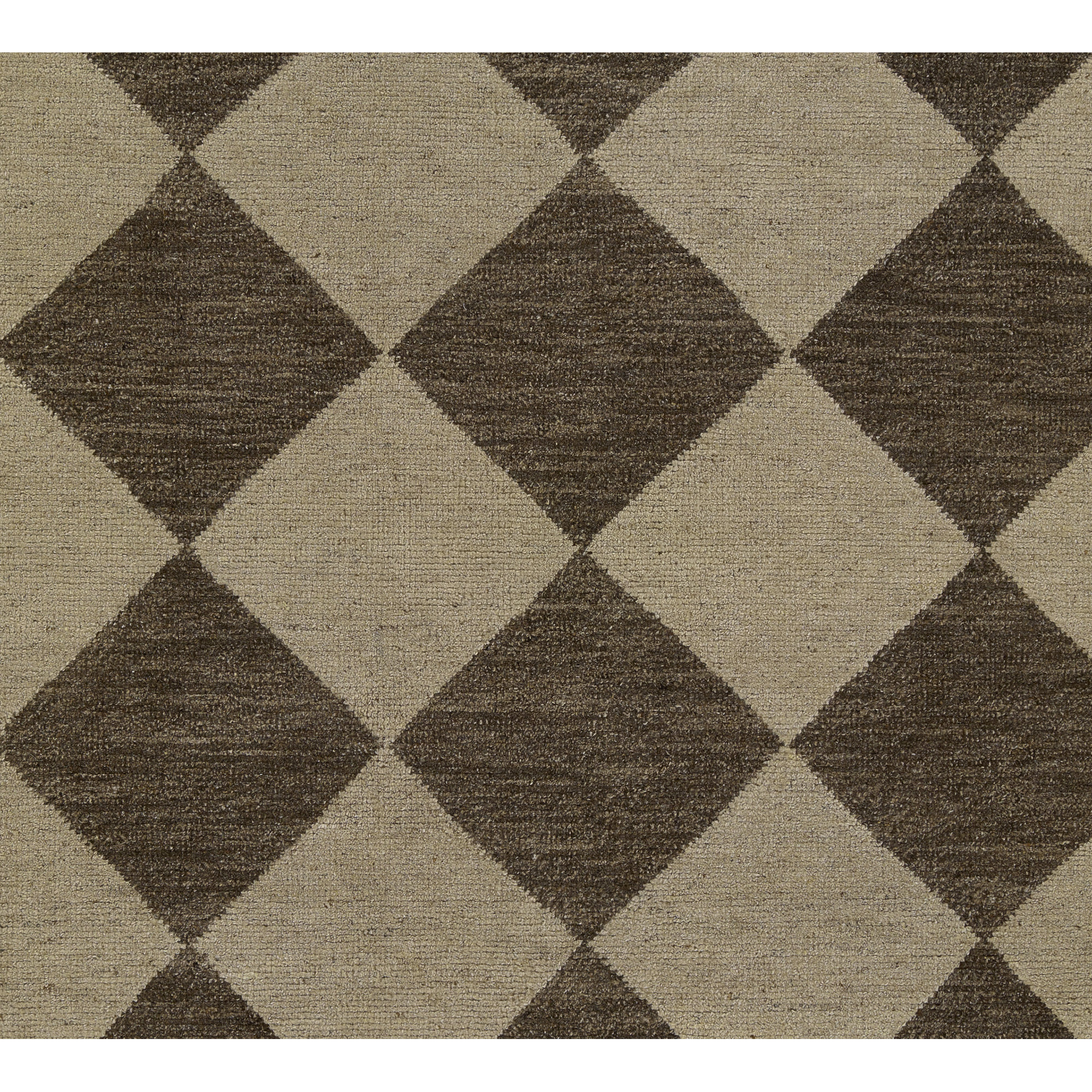 Winnie Handmade Wool Brown/Tan Rug, Rectangle 10' X 14'