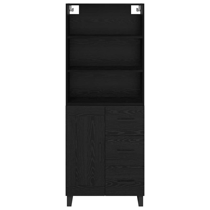 69.5cm Sideboard, Black Oak