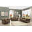 67" Brown And Dark Brown Linen Loveseat-1322895848