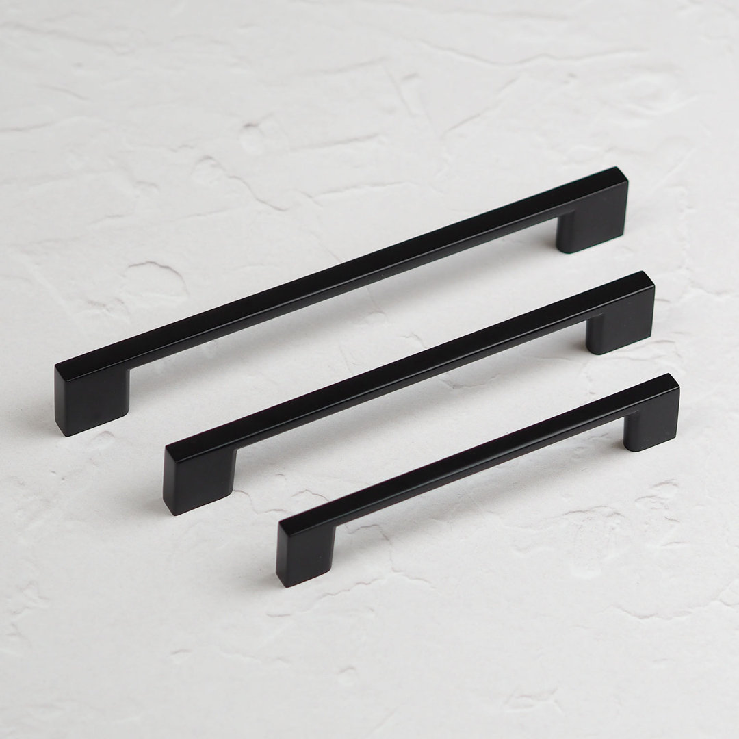 Matt Black Slim Square D-Bar Handles - Image 4