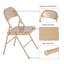 Table pliante portative en plastique 33,8 po avec 4 chaises-88595173