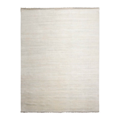 Tapis beige noué à la main