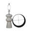 Lampe de table en céramique Echo Essence - gris texturé