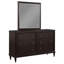 Commode 6 tiroirs avec miroir Manke