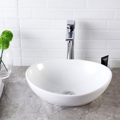 Geworzi 13mm W White Ceramic Sink