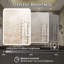 Miroir à DEL rectangulaire 60 x 36 pour meuble-lavabo - brouillard, luminosité réglable et look tendance illuminé par le brouillard