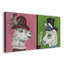 Llama and Bee - ensemble de 2 reproductions sur toiles tendues-757526565