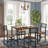 4 - Person Four Leg Dining Set-1709719834