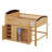 Full Size Loft Bed With Storage Cabinet, Wardrobe And LED-850132394