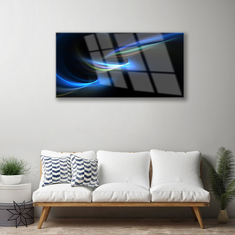 Art Abstraction - No Frame Print on Glass