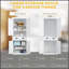 Armoire de cuisine 72 po sur pied, armoire de rangement haute avec 2 portes, tiroir et tablettes réglables