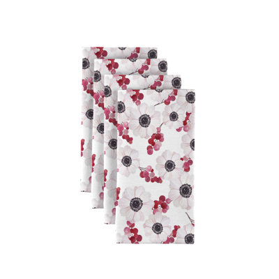 Humble Brag Polyester Floral Square Napkin