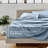 Queen Sheet Set - Luxury 1800-Soft Microfiber Bed Sheets - Double Brushed - Deep Pockets - Easy Fit - 4 Piece Set - Bedding Sheets & Pillowcases-120593939