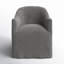 Chaise avec accoudoirs rembourrée Galinda-91342512