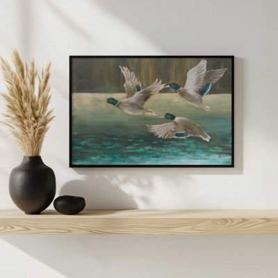 Mallard Flight By Julia Purinton Art Print