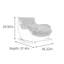Chaise berçante confortable et ergonomique