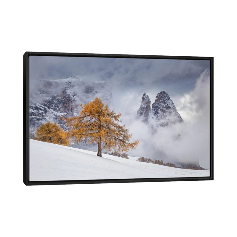 Between Seasons by Lazar Ioan Ovidiu - Floater Frame Print on Canvas
