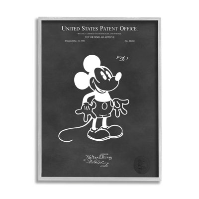 "Bold Mouse", brevet vintage, estampe numérique par Karl Hronek