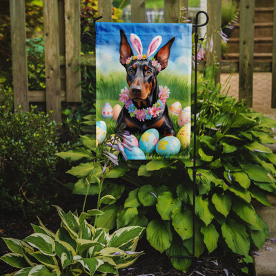 Easter Egg Hunt Double Sided 15.5'' H x 11.25'' W Polyester Easter Garden Flag