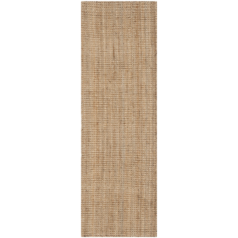 Calidia Natural Fiber Hand Woven Jute Solid Color Rug, Runner 2'3" x 7'