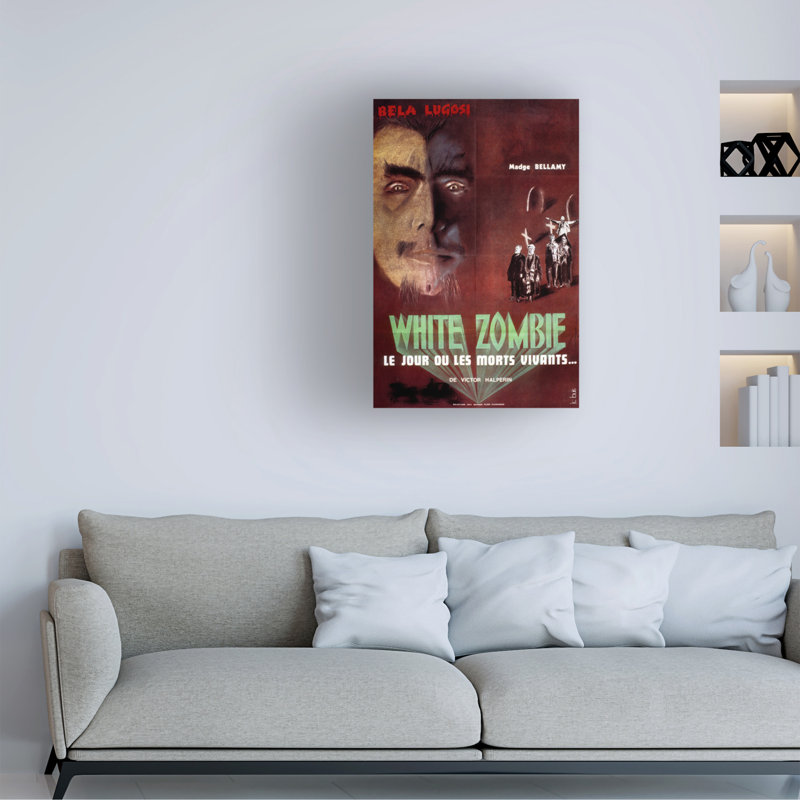 «Zombie blanc», artiste inconnu, art sur toile de 1932, H 32 po x l 22 po